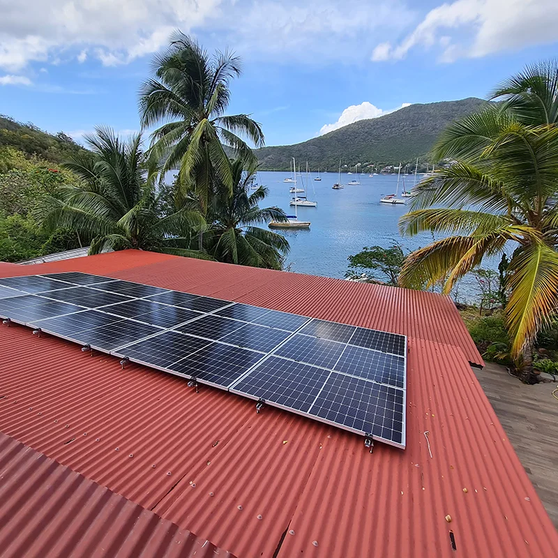 Installation panneaux solaires Martinique